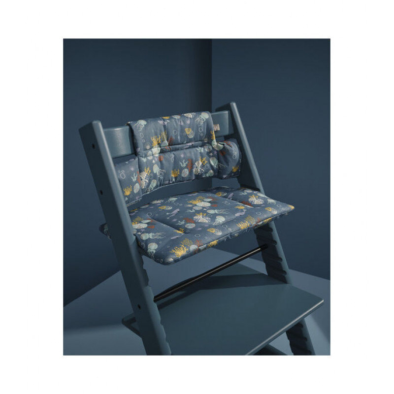 Stokke stolička Tripp Trapp Classic Collection Fjord Blue + Newborn set